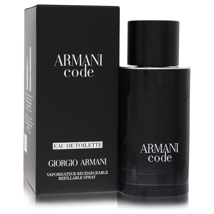 Armani Code by Giorgio Armani Eau De Toilette Spray Refillable for Men
