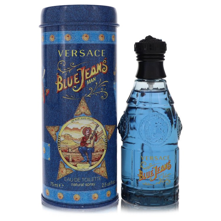 Blue Jeans by Versace Eau De Toilette Spray (New Packaging) for Men