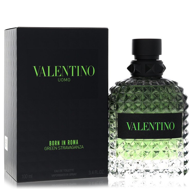 Valentino Uomo Born In Roma Green Stravaganza by Valentino Eau De Toilette Spray for Men