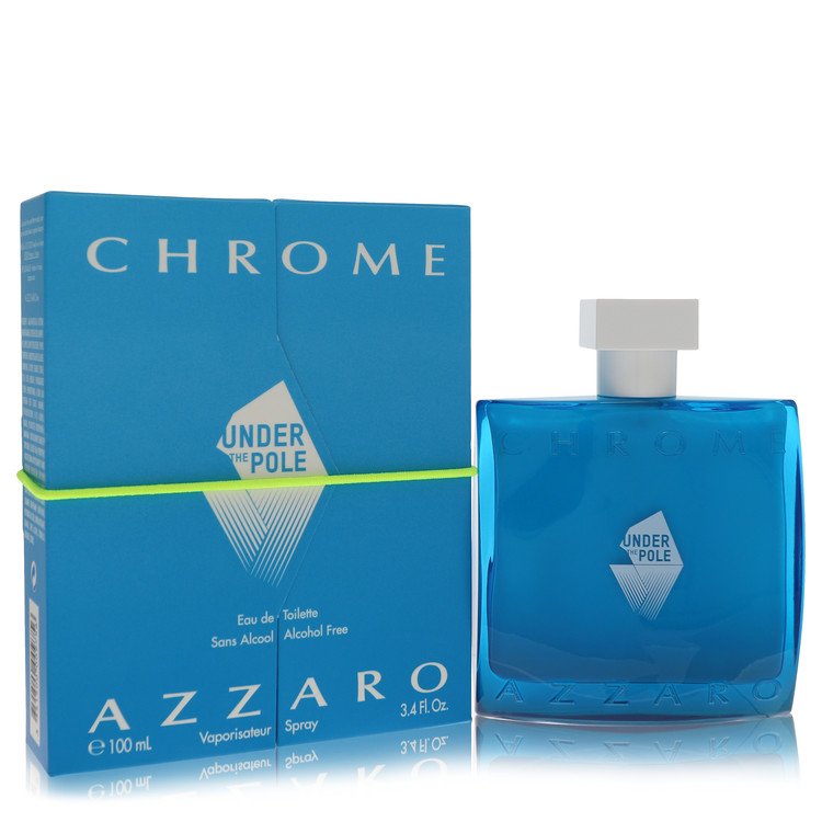 Chrome Under The Pole by Azzaro Eau De Toilette Spray (Alcohol Free) for Men